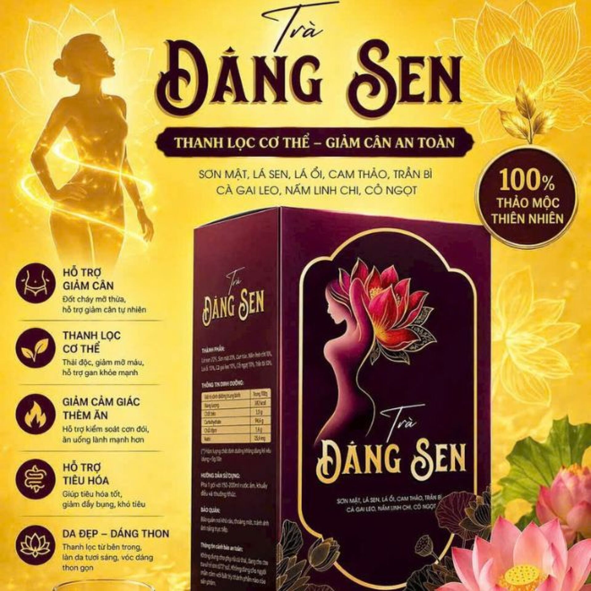 Trà dáng sen