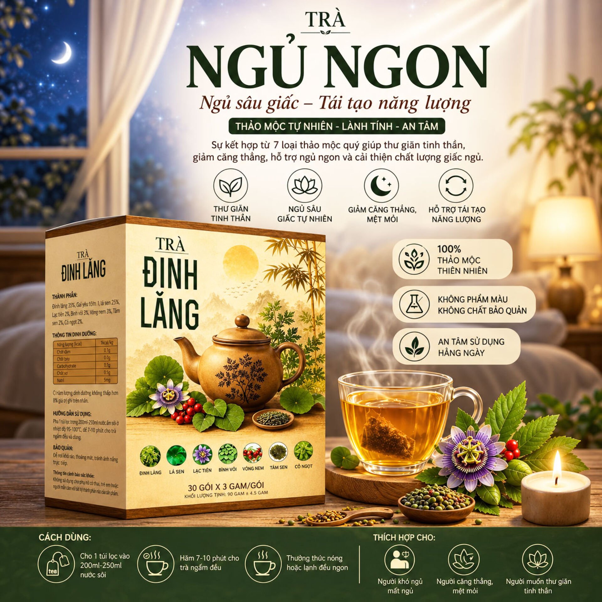 Trà đinh lăng