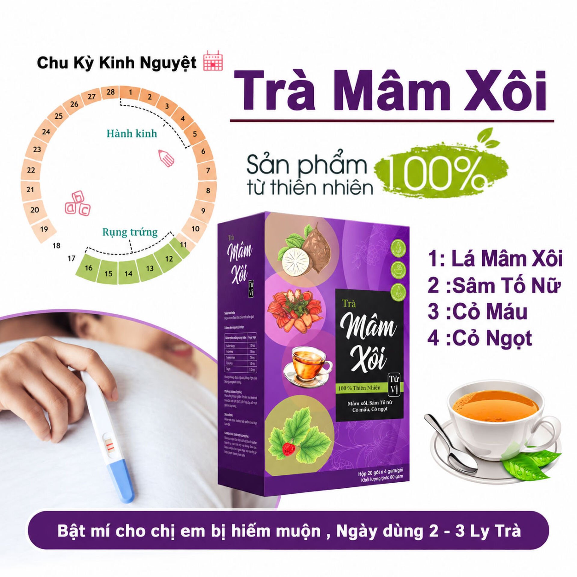 Trà mâm xôi