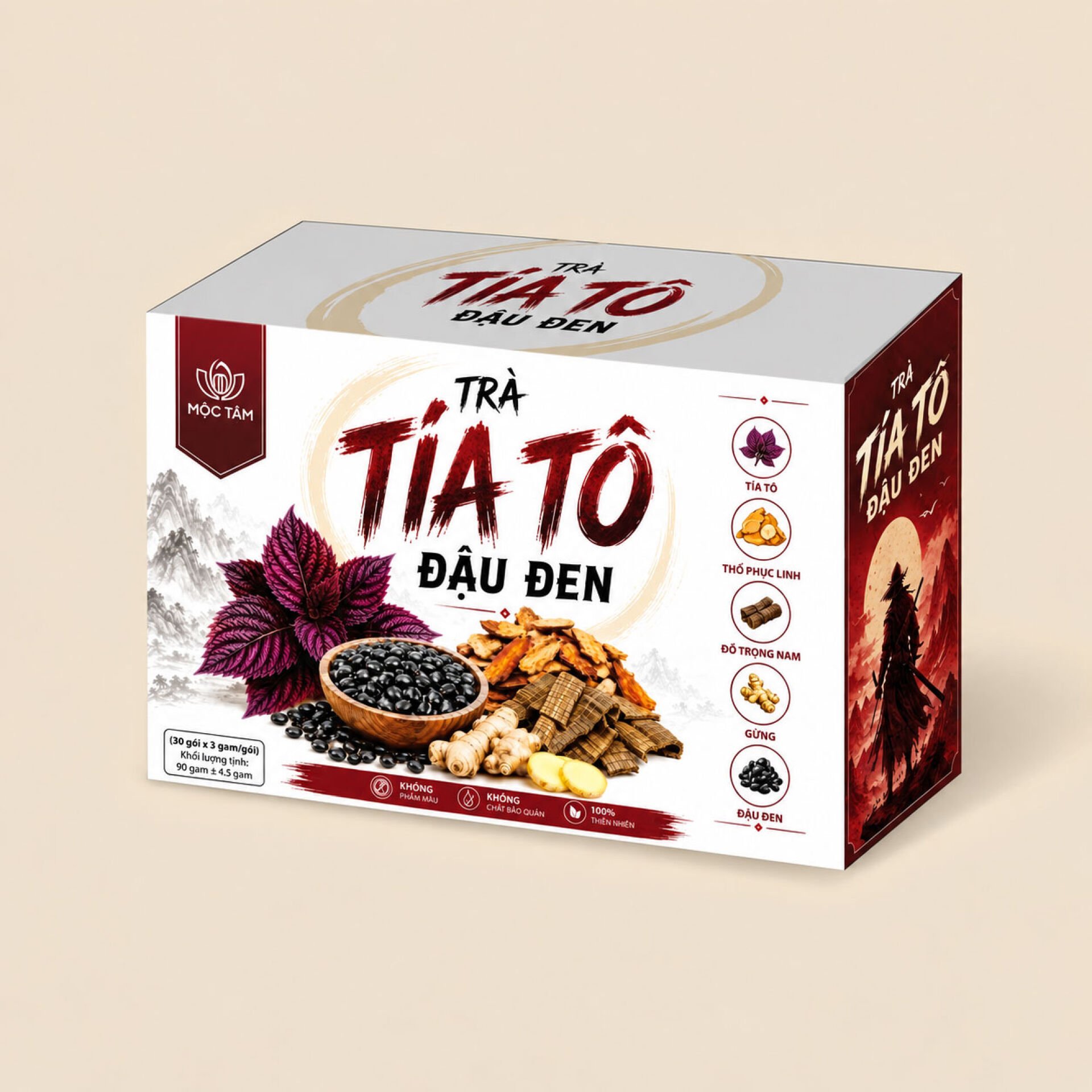 Trà tía tô đậu đen